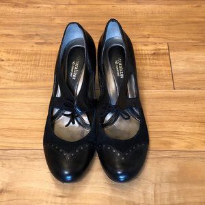 Black Leather Pumps Victorian Style N5 Comfort Series by Naturalizer